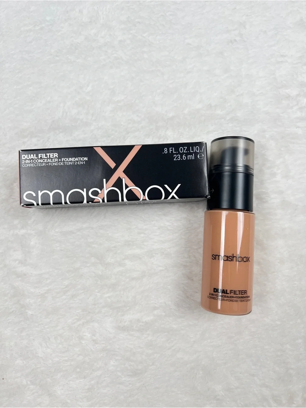 Smashbox Dual Filter 2-in-1 Concealer + Foundation Light Medium 15 Cool NEW